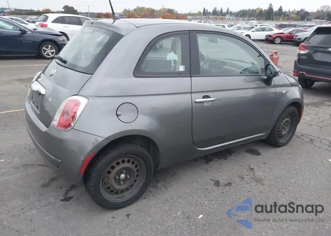 2012 Fiat 500 Pop z USA, uszkodzony, nr VIN 3C3CFFAR5CT108833